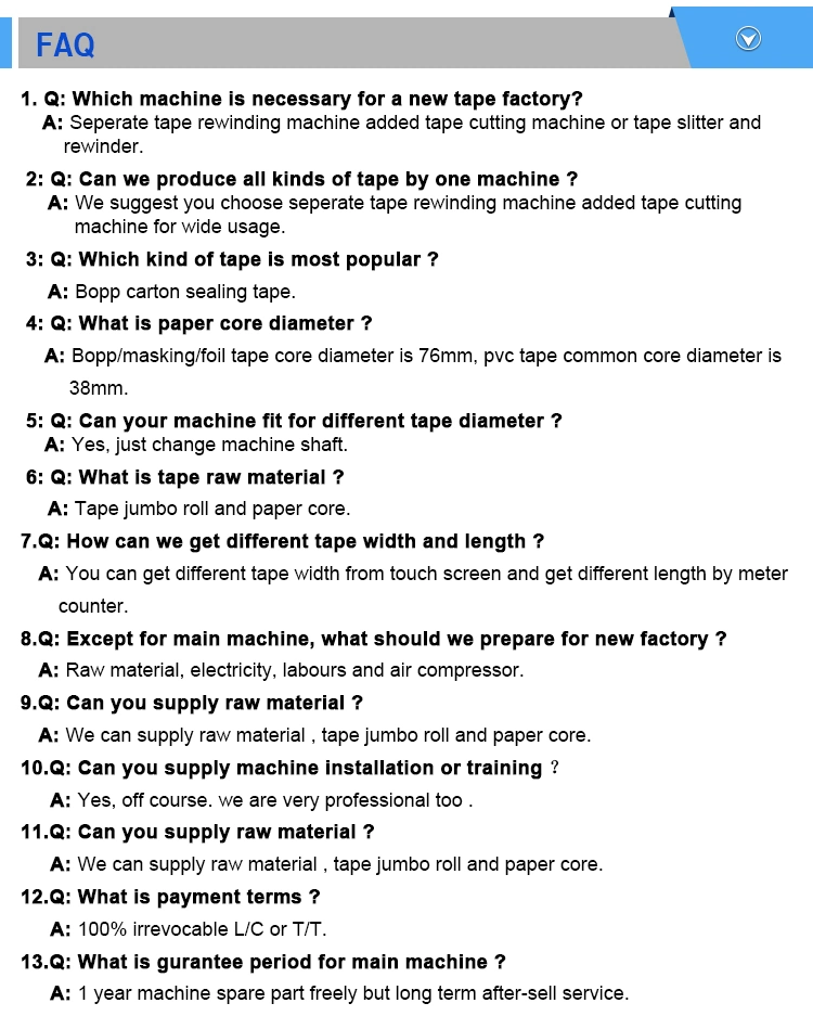 Transparent BOPP Plastic Tape Slitting Slitter Machine Factory Price